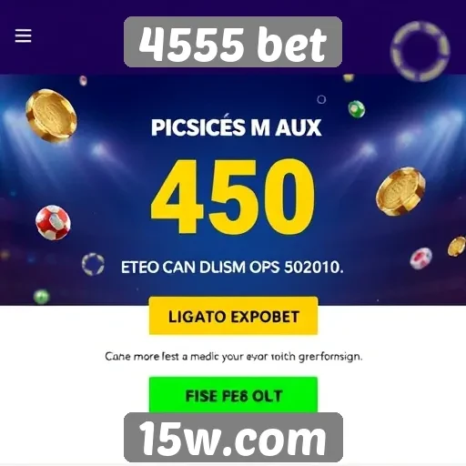 4555 bet oferece promoções atrativas para novos jogadores